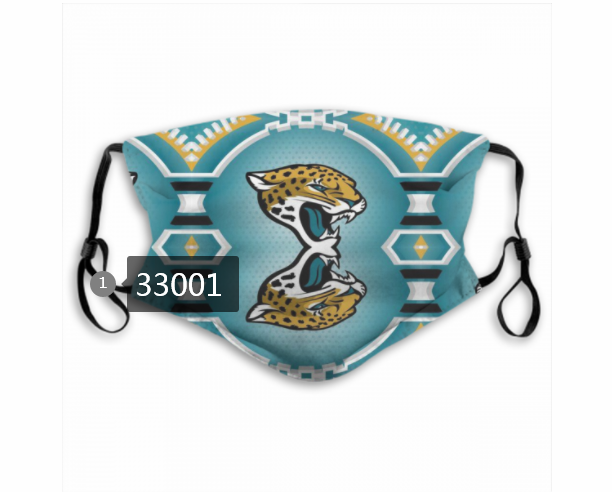 New 2021 NFL Jacksonville Jaguars 105 Dust mask with filter